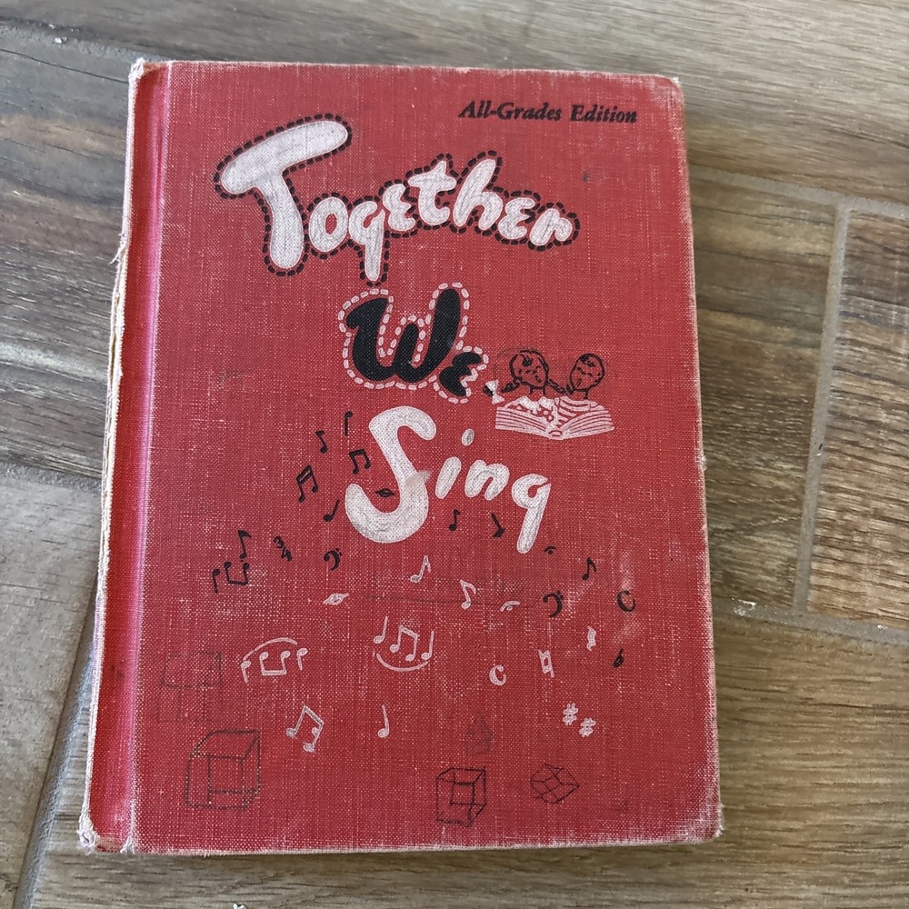 Together We Sing All-Grades Enlarged Edition HB Book 1952 Irving Wolfe Song Book